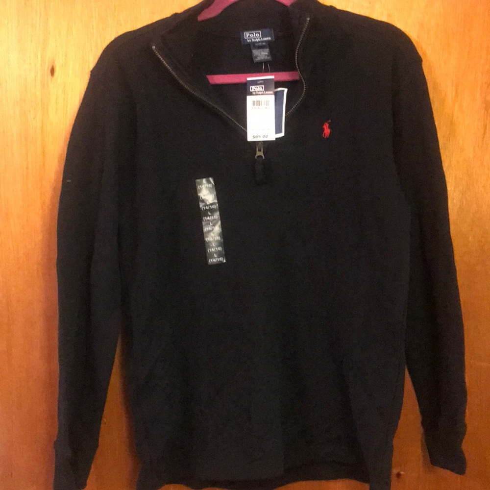 Polo brand quarter zip sweatshirt